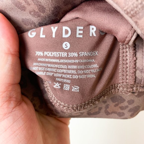 Glyder Tide Bra Top Cocoa Leopard S - Picture 5 of 7